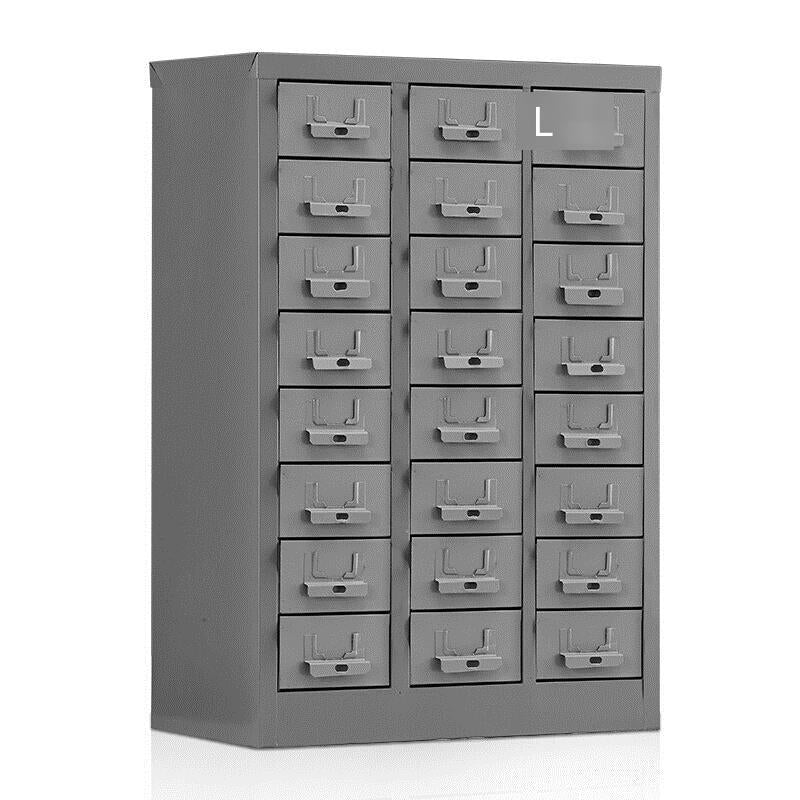Parts Cabinet Drawer Type Tool Cabinet Parts Box Electronic Components Material Screw Classification Storage Cabinet Box 24 Drawer Iron Draw Without