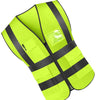 6 Pieces Reflective Vest Reflective High Visibility Safety Vest Perfect for Cycling, Running, Volunteer, Construction