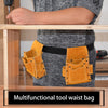 Waist Tool Bag Nail Bag Belt Professional Cowhide Multi Pocket  Tool Bag Finisher For Carpenter