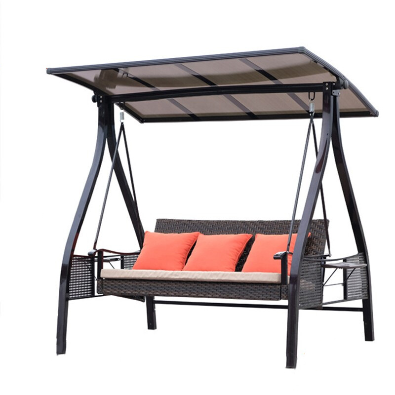 Double swing chair online outdoor