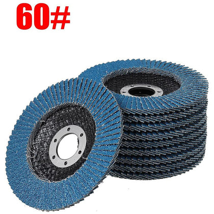 10 PCS Flap Discs, 4.5 Inch Flap Discs Angle Grinder Sanding Wheel Premium Zirconia 13300RPM for Stainless Steel Grinding Angle Grinder