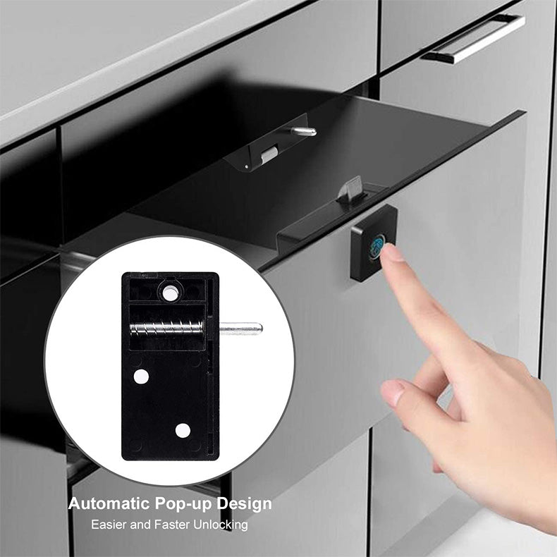 Electronic locks clearance for cabinets