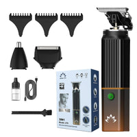 ECVV 3-in-1 Beard Trimmer & Hair Clipper, Cordless Mustache Trimmer Hair Trimmers Nose Trimmer for Men Grooming Kit, 90min Cordless Use & USB Rechargeable