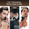 ECVV 3-in-1 Beard Trimmer & Hair Clipper, Cordless Mustache Trimmer Hair Trimmers Nose Trimmer for Men Grooming Kit, 90min Cordless Use & USB Rechargeable