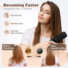 ECVV Hair Straightener Brush, Ionic Hair Straightening Comb for Women, 20s Fast Heat & Temp Set (80-230°C), LED Display/Anti-Scald, Salon Styling at Home