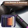 ECVV Hair Straightener Brush, Ionic Hair Straightening Comb for Women, 20s Fast Heat & Temp Set (80-230°C), LED Display/Anti-Scald, Salon Styling at Home