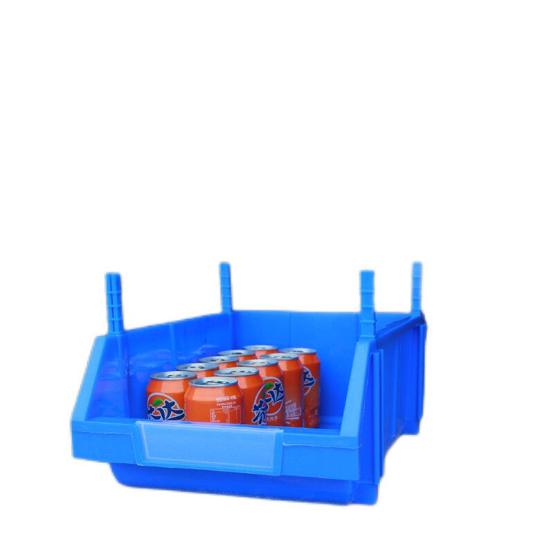 Thickened Parts Box Combined Screw Box Tool Storage Box Plastic Box Shelf Blue X1 (1 Box Of 4 Pieces) 450 * 300 * 180mm