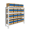Warehouse Supermarket Storage Shelf 4-Shelf Rack 1m Multi-Functional Shelf 300KG Capacity Per Layer