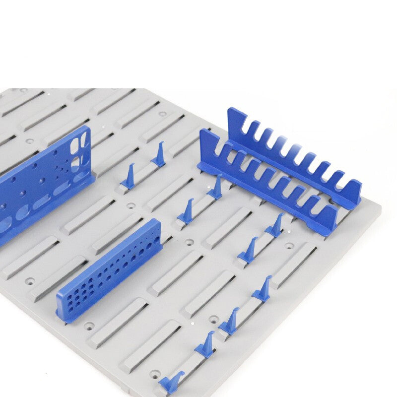 Wall Control Pegboard Standard Tool Storage Kit Parts Box 23.2*16.5 inch Blue