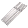 Stainless Steel BBQ Grill Tool Kit  25 PCS Set: Brush, Clip, Fork, Shovel, Knife, Sticks, for Picnic Camping Barbeque Cooking Grilling