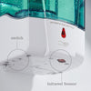 Automatic Sensor Soap Dispenser Touchless Wall-Mounted Infrared Induction Soap Dispenser Machine for bathroom kitchen (Batteries not included)