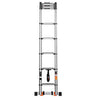 Telescopic Straight Ladder for House Construction Thickened Aluminum Alloy Engineering Folding Staircase