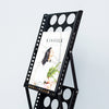 Zigzag Brochure Stand Portable Literature Stand Applicable A4 Folding Data Rack Magazine Rack with Oxford Cloth Bag