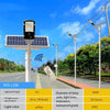 20W LED Solar Street Lamp Waterproof IP65 Street Light with 40 Lamp Beads Outdoor Courtyard Lighting Remote Control Lamp (including Lamp Pole)