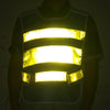 10 Pieces Reflective Vest Reflective Vest Fluorescent Mesh Safety Warning Environmental Sanitation Construction Site Duty Riding Vest Silver Highlight Automobile Traffic Suit Safety Suit Fluorescent Yellow Net