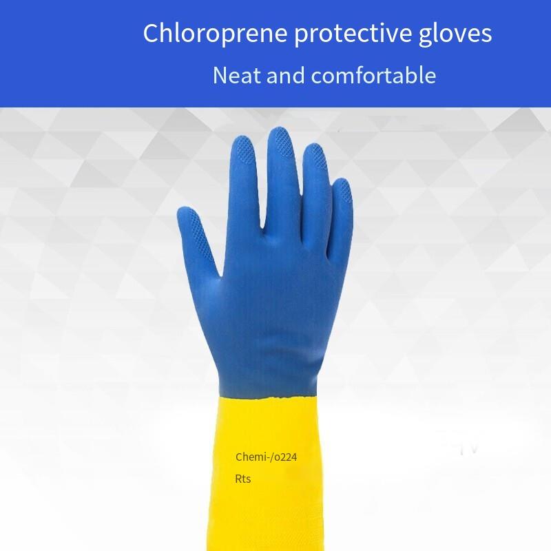 Neoprene Rubber Chemical Resistant Gloves ECVV UAE ECVV.AE