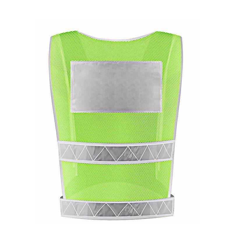 6 Pieces Reflective Vest Safety Vest Warning Safety Suit Environmental Sanitation Vest For Cycling Construction Can Be Printed Fluorescent Green Free Size