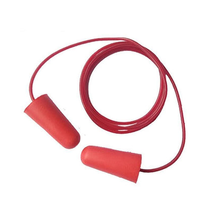 200 Pairs Bullet Shaped Contour Foam PU Earplug Belt Line Easy To Wear Health And Safety