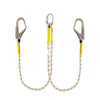 Double Hook Safety Ropes Connecting Rope Scaffold Operation 1.5m Long Working Protection Ropes