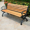 Park Chair Outdoor Bench Community Square Chair Garden Leisure Chair Solid Wood Chair Outdoor Chair Bench Has A Back Of 1.5m