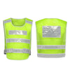 10 Pieces Reflective Vest With Thickened Lattice Fluorescent Yellow Traffic Police Safety Reflective Clothing Construction Site Safety Warning Clothing Net Environmental Protection Fluorescent Vest