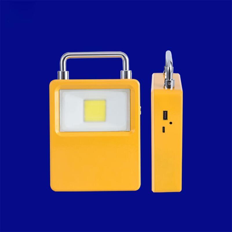 Led Portable Emergency Projector Solar Rechargeable Mobile Outdoor Work Lamp Can Last 13 Hours 10W