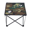 Five Piece Set Camouflage Outdoor Folding Table And Chair Set Portable Self Driving Travel Camping Picnic Balcony Table And Chair Combination