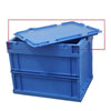6 Pieces Folding Plastic Box Logistics Box Turnover Box Basket Storage Box Folding Distribution Box Cover 530 * 365 Flat Cover (Single Cover)