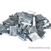 6 Pieces Plastic Steel Packing Buckle Blue Galvanized Manual Packing Buckle 16 mm 1 Kg