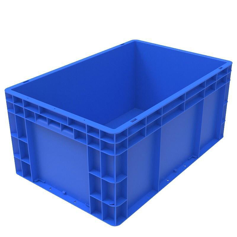 Blue EU Series Turnover Box Rectangular Thickened Plastic Logistics Box Auto Parts Box Aquatic Fish And Turtle Box Storage Sorting Box