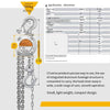 CX005 The Lifting Tool Of Chain Hoist Imported From Japan 0.5t 2.5m