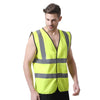6 Pieces Reflective Vest Fluorescent Yellow S / M / L / Xl / Xxl / Xxl High Visibility Reflective Vest Safety Working Vest