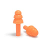 Orange Christmas Tree Silicone Earplug High Resilience Softness Environmental Protection Safety Washable Comfortable And Durable 200 Pairs / Box