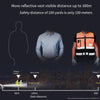 Safety Vests High Visibility Multi Pocket Reflective Vest with Zipper Safety Warning Vest 4 Reflective Strips - Fluorescent Orange+ Black