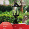 Solar Column Lamp Villa Courtyard Wall Lamp Outdoor Waterproof Courtyard Lamp 25cm