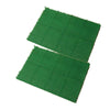 6 Pieces Splicing Plastic Simulation Grass Mat Lawn Mat Bathroom Mat Waterproof And Anti Slip Mat Door Mat Decoration Green Grass Mat Green 60x40cm / Piece