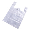 6 Bags Transparent White Thickened Food Plastic Bag, One-time Packing Plastic Bag 22 * 35cm, 500 Pieces