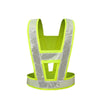 6 Pieces Reflective Vest Reflective Clothing Traffic Cycling Ves Car Safety Warning Vest Traffic Sanitation Construction Duty Safety Suit Fluorescent Net V-shaped Reflective Strap