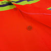6 Pieces Button Type Reflective Vest Sanitation Worker's Labor Safety Protection Vest Road Cleaning Work Clothes Labor Protection Clothes - Orange