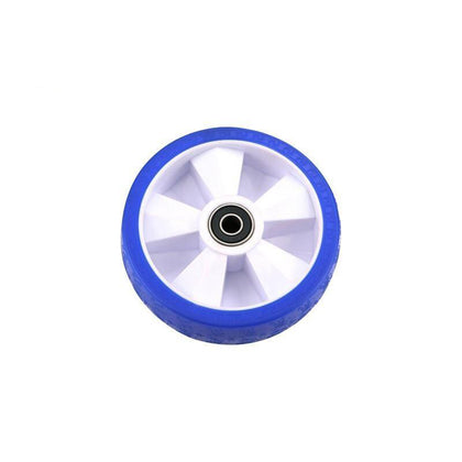 10 Pcs Caster TPR Silent Rubber Wheel Hand Cart Caster 3 Inch Single Wheel