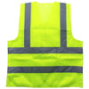 10 Pieces Multi Pocket Safety Vest Reflective Vest for Sanitation Road Construction Rescue Night Runing Riding - Fluorescent Yellow