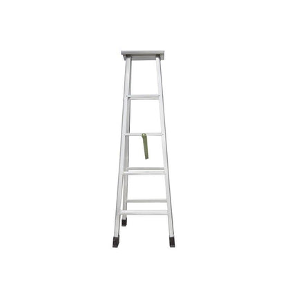 Folding Herringbone Engineering Ladder Aluminum Alloy Herringbone Ladder Custom Thickened Double Side Ladder Type A Herringbone Ladder 1.5m 5 Steps