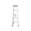 Folding Herringbone Engineering Ladder Aluminum Alloy Herringbone Ladder Custom Thickened Double Side Ladder Type A Herringbone Ladder 1.5m 5 Steps