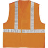 6 Pieces Fluorescent Vest Yellow L High Visibility Reflective Vest Safety Working Vest
