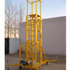 0.9m Telescopic Tower Ladder Mobile Platform Ladder Carbon Steel Material