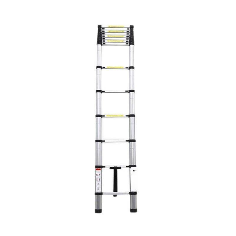 5.8m Thickened Aluminum Alloy Bamboo Ladder Engineering Aluminum Alloy Thickened Folding Ladder Joint Folding Bamboo Ladder Multifunctional Portable Aluminum Ladder Engineering Ladder