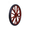 26 Inch Angle Iron Solid Wheel Construction Site Special Truck Tire Rubber Belt Hole Solid Wheel 680mm Solid Wheel