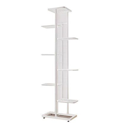 Flower Shelf Multi-storey Indoor Living Room Household Balcony Decoration Shelf Iron Art Living Room Simple Flower Pot Rack Nordic Hanging Rack Green Pineapple Rack Plant Rack H919 White
