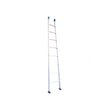 2.5m Straight Ladder Single Side Ladder Multi Function Family Ladder Engineering Ladder Bamboo Ladder Small Ladder Thickened Aluminum Alloy Single Ladder Service Height