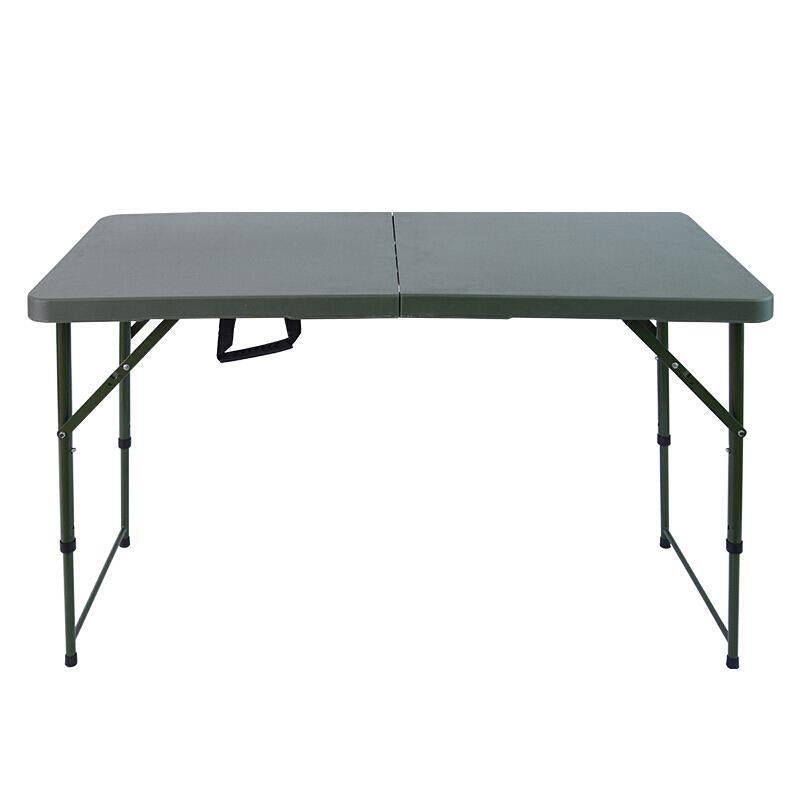 Military Green 1.2m Table And Chair Conference Portable Folding Table Multifunctional Table Outdoor Field Operation Training Table And Chair Single Table
